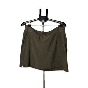 Athleta SOHO Skort Olive Green Size 16